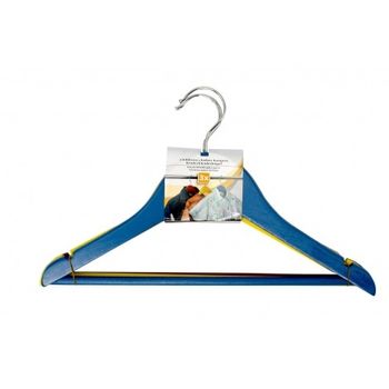 Set 3 umerase din lemn pentru copii ai&e, cap rotativ, 35 x 20cm, multicolor