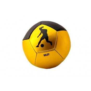 Minge fotbal mini ronaldinho, indoor outdoor, negru/galben