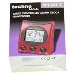 Ceas cu alarma si termometru, 2x1.5V AAA, rosu fotografia produsului View 3 S