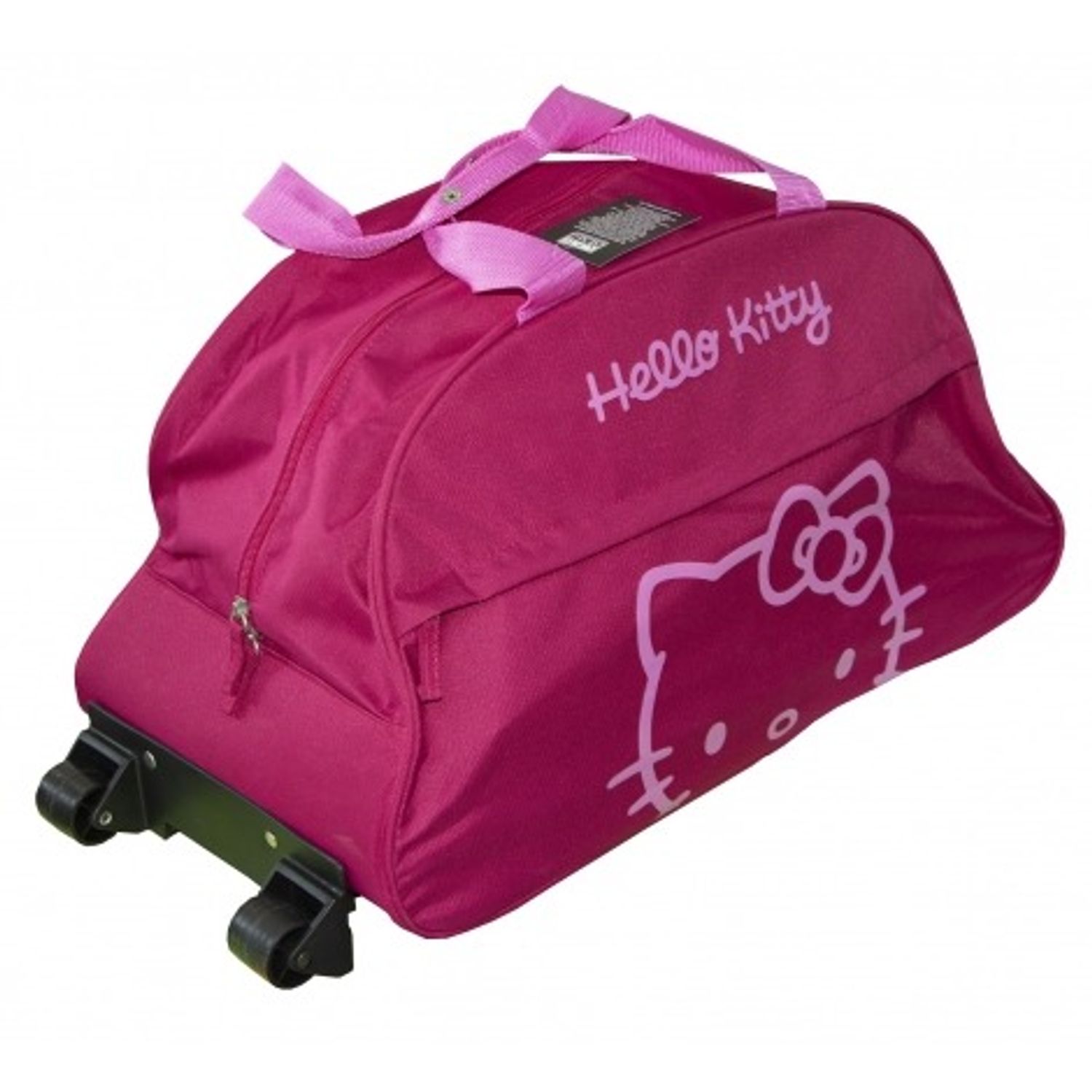 Troler textil hello kitty, 60x29x30 cm, 40 L, fuchsia fotografia produsului