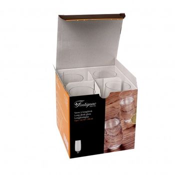 Set 4 pahare fontignac, 390 ml, transparent