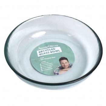 Bol de sticla, jamie olive, 100% sticla reciclata, diametru 20 cm