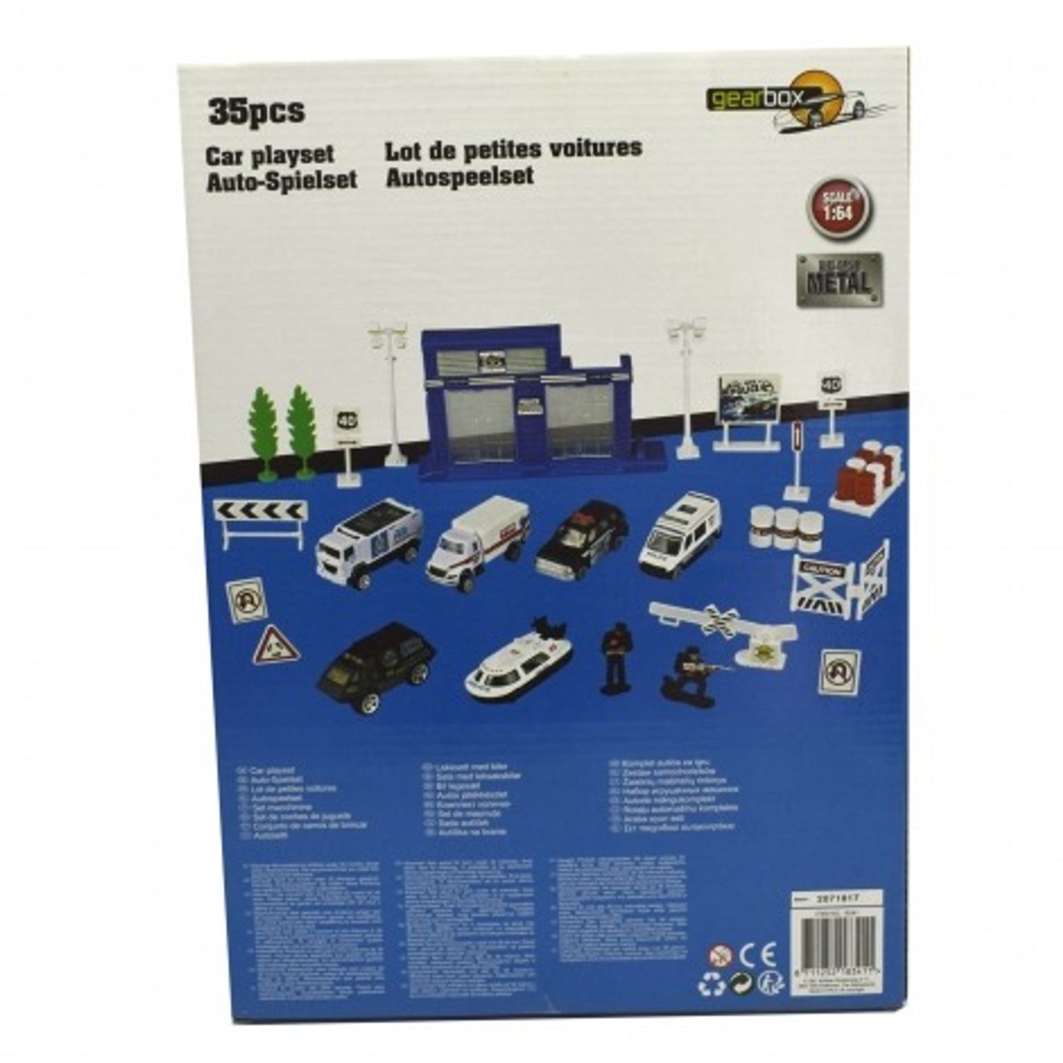 Gear box &ndash; set sectie de politie 35 piese fotografia produsului View 2 L