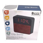 Ceas cu radio ClipSonic, conectare bluetooth, negru fotografia produsului View 2 S