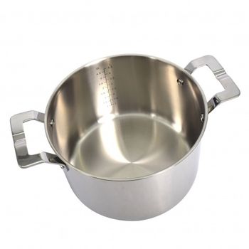 Oala din otel inoxidabil, thomas, cu inductie, 24 cm, 7.8l
