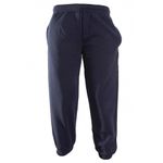 Pantaloni vatuitii copii, bumbac, albastru, 140 fotografia produsului