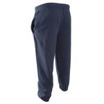 Pantaloni vatuitii copii, bumbac, albastru, 140 fotografia produsului View 2 S
