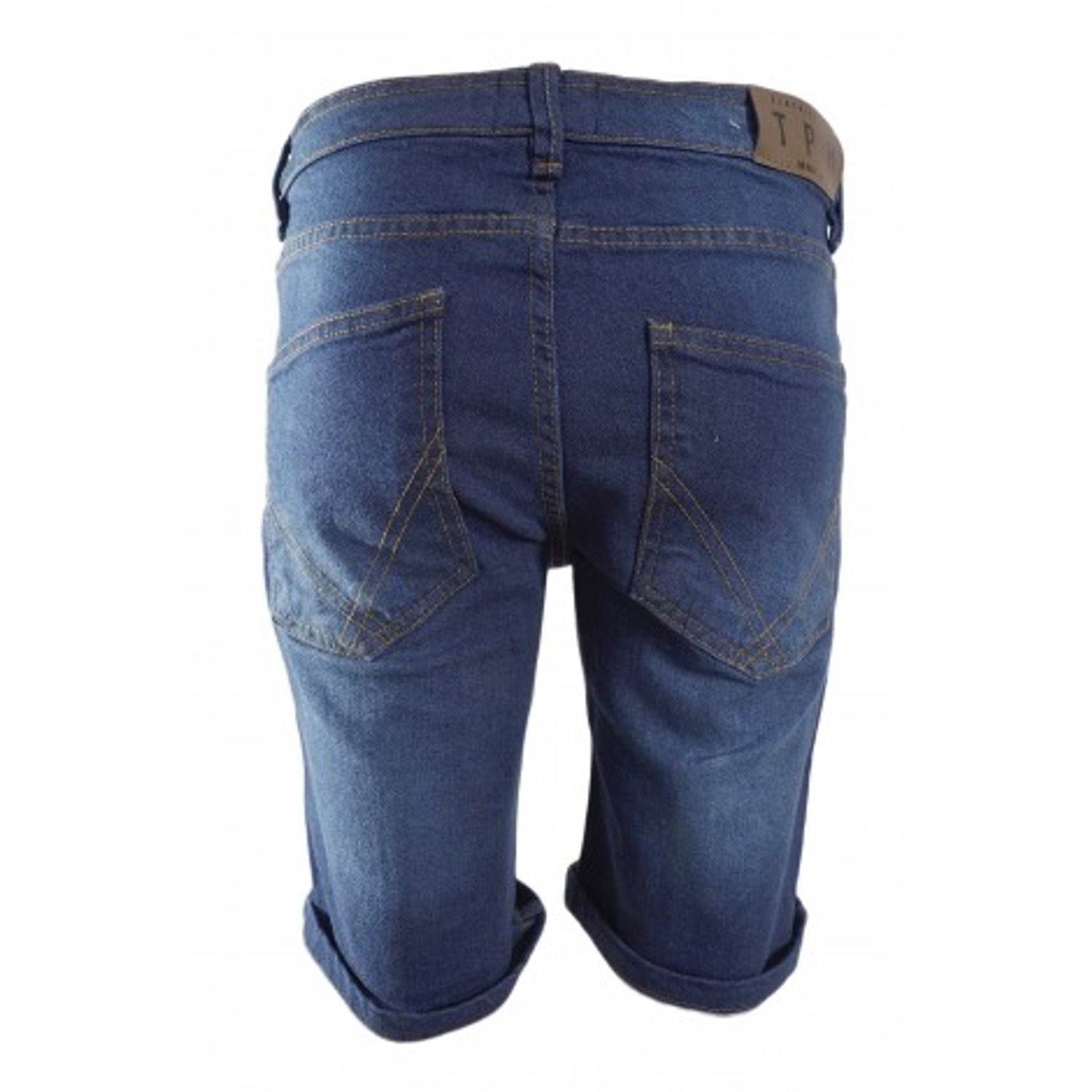 Pantaloni scurti TPR, denim, pentru barbati, albastru, 32 fotografia produsului View 2 L