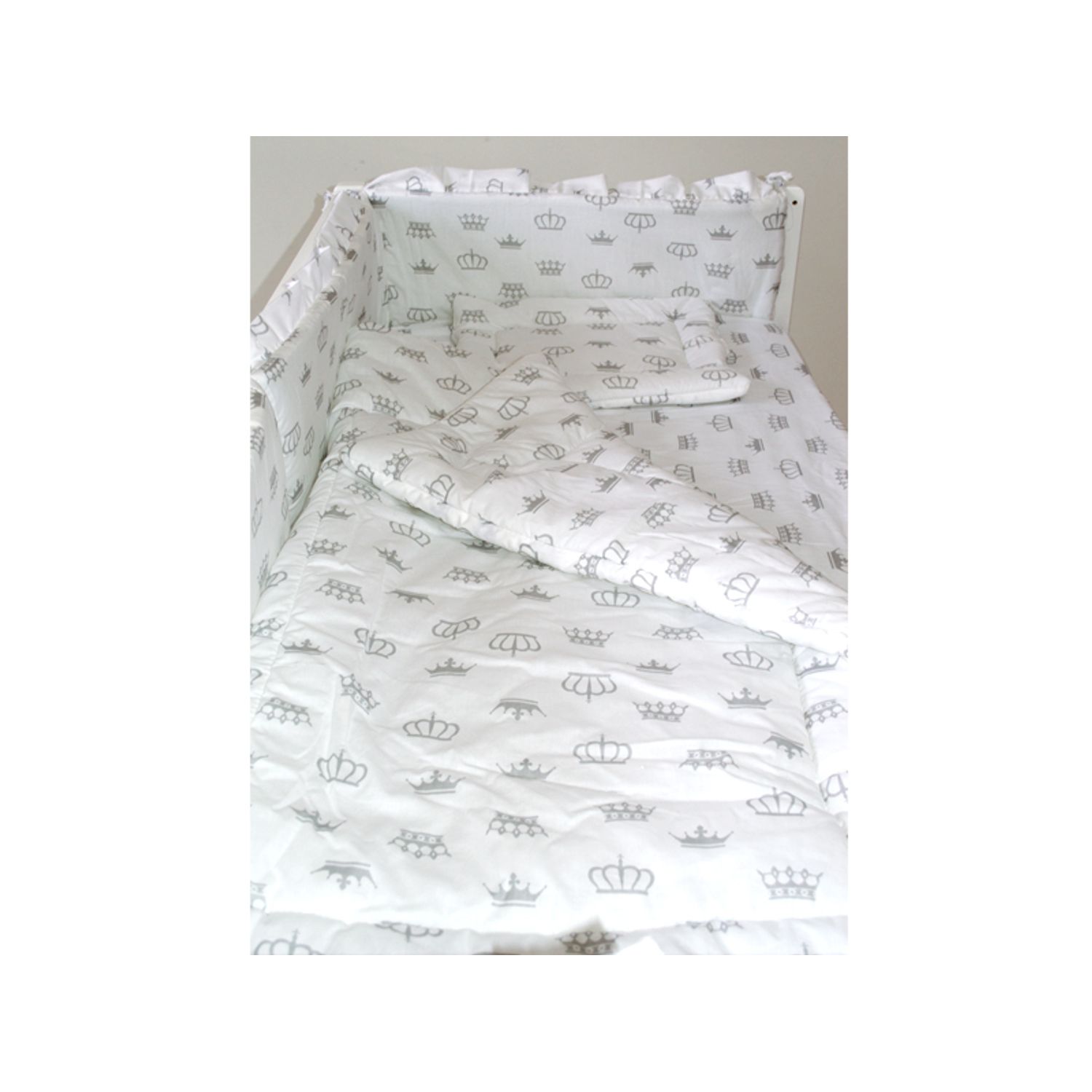 Aparatoare Laterala MyKids Coronite Alb 120x60 fotografia produsului View 2 L