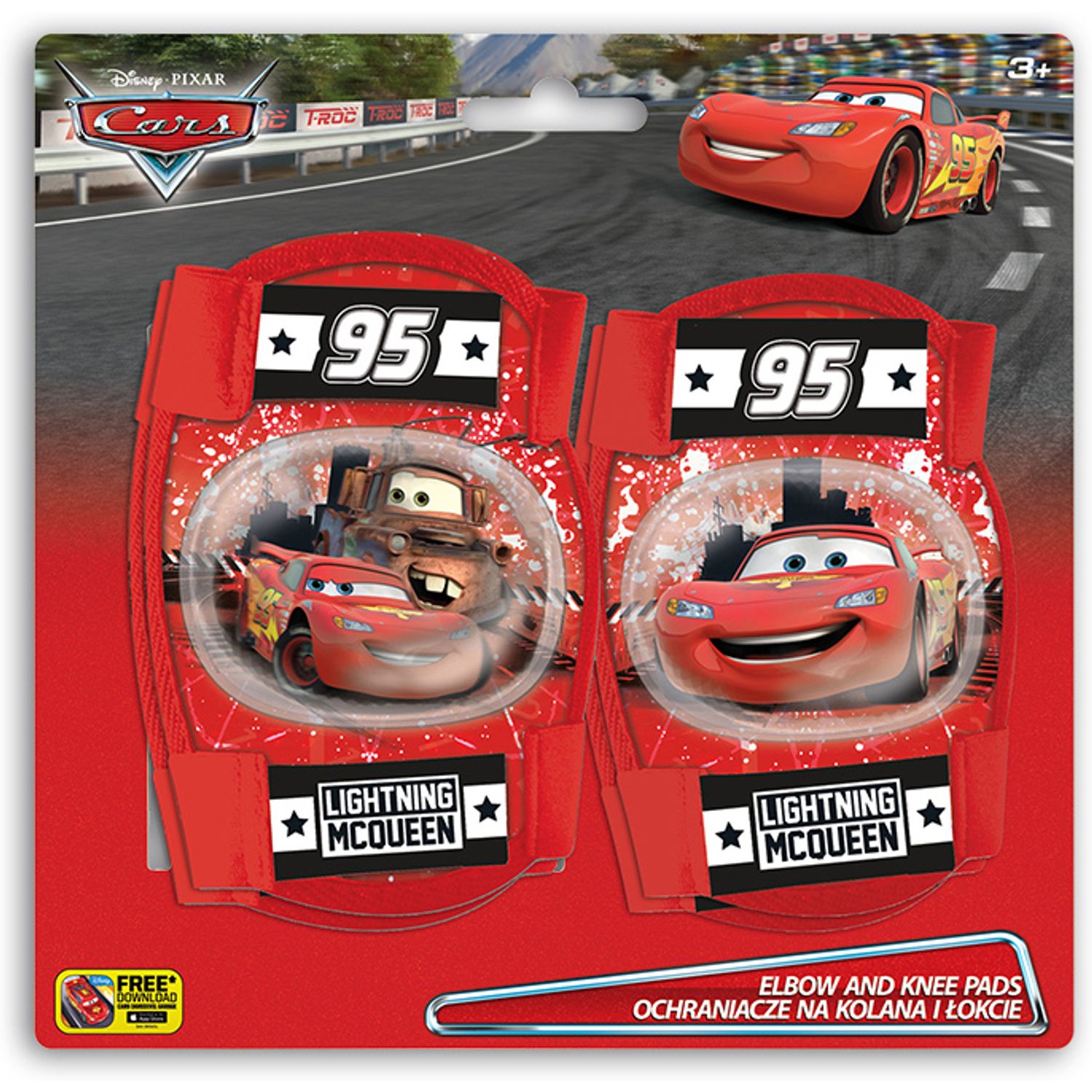 Set protectie Cotiere Genunchiere Cars Seven SV9006 fotografia produsului View 3 L