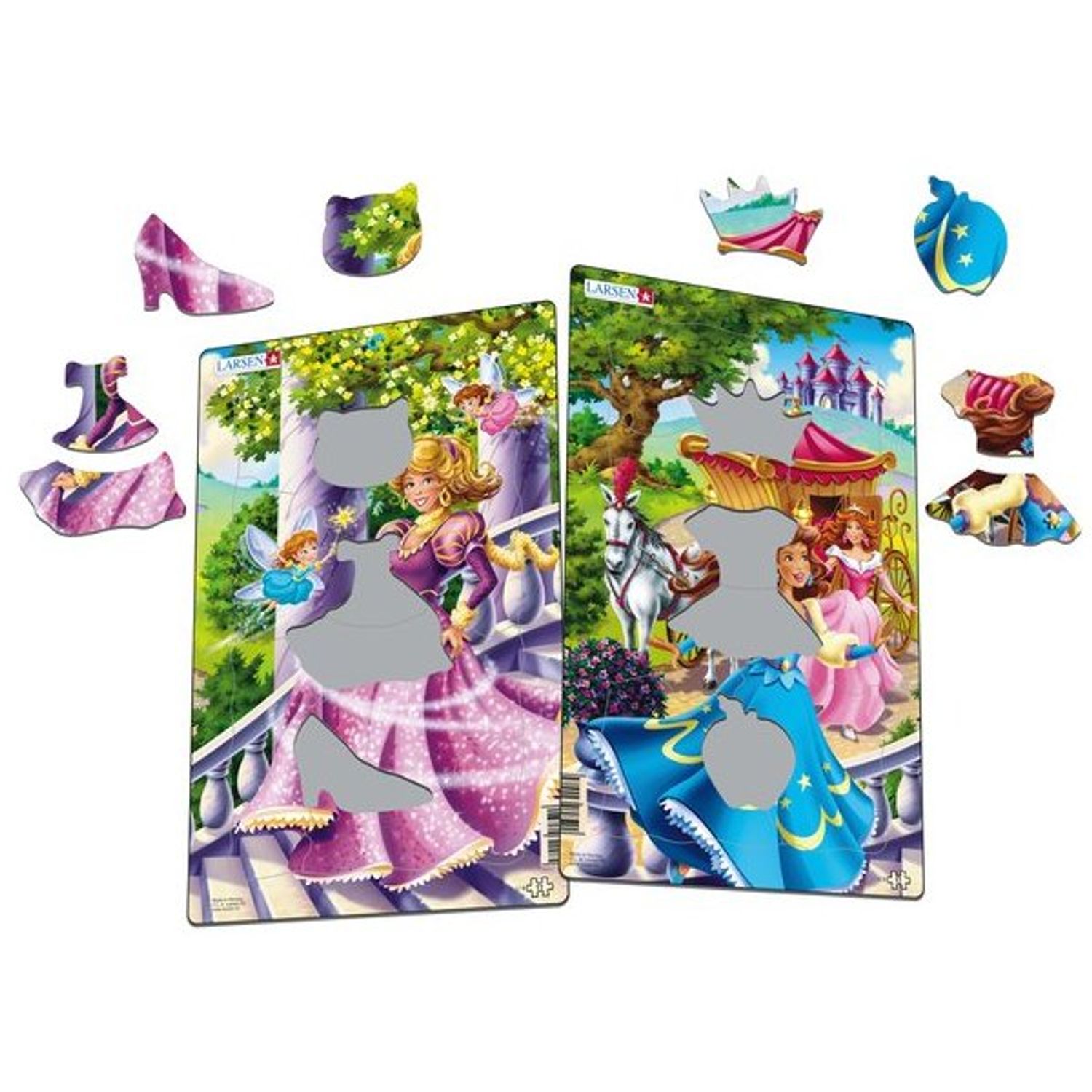 Set 2 Puzzle-uri Printese, 11 piese Larsen LRU8 fotografia produsului View 3 L