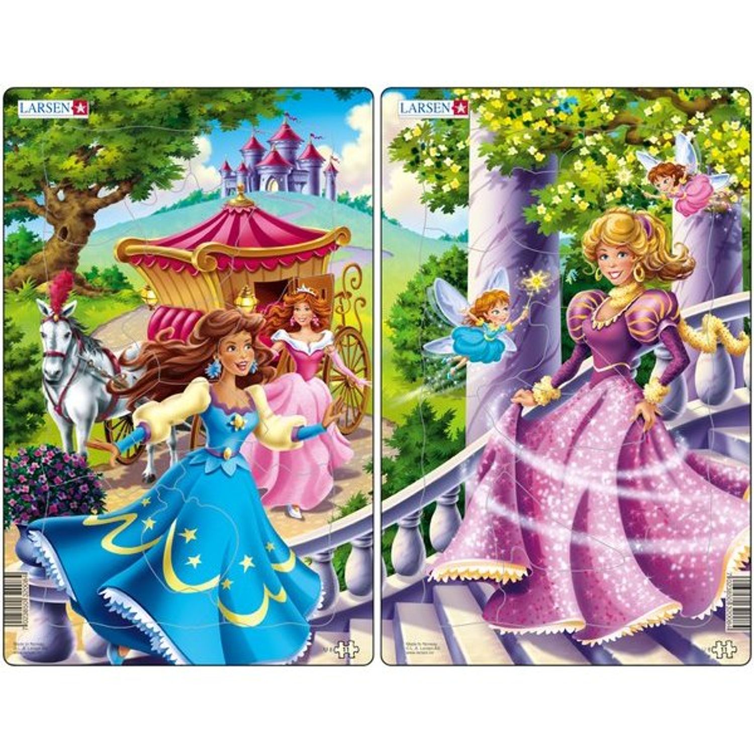 Set 2 Puzzle-uri Printese, 11 piese Larsen LRU8 fotografia produsului View 2 L
