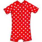 Costum de baie UV cu maneci scurte si fermoar LadyBug SunCity SE1915 fotografia produsului View 3 S