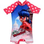 Costum de baie UV cu maneci scurte si fermoar LadyBug SunCity SE1915 fotografia produsului View 2 S