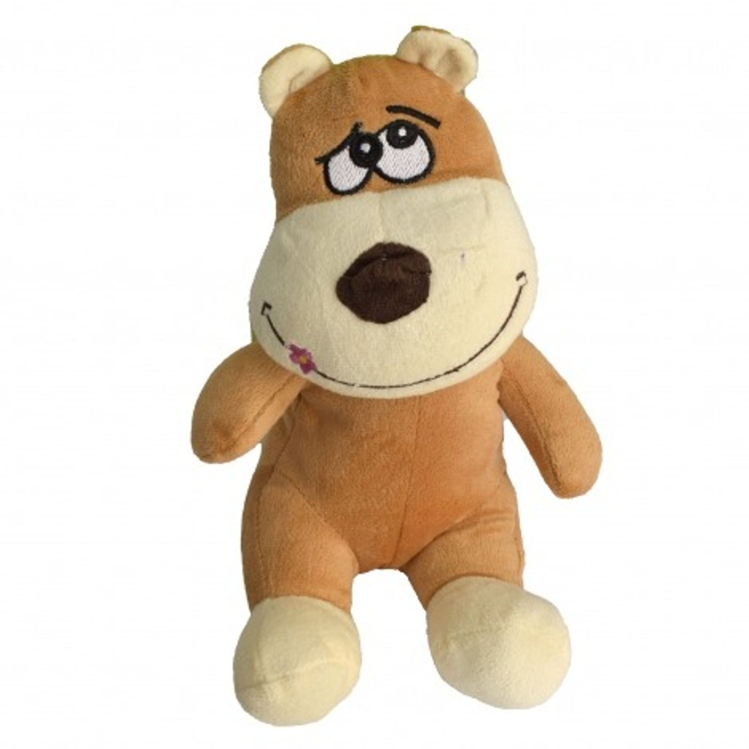 Jucarie de plus ursulet La Pelucheria, maro, 30 cm fotografia produsului