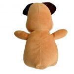 Jucarie de plus catelus La Pelucheria, maro/ roz, 21 cm fotografia produsului View 2 S