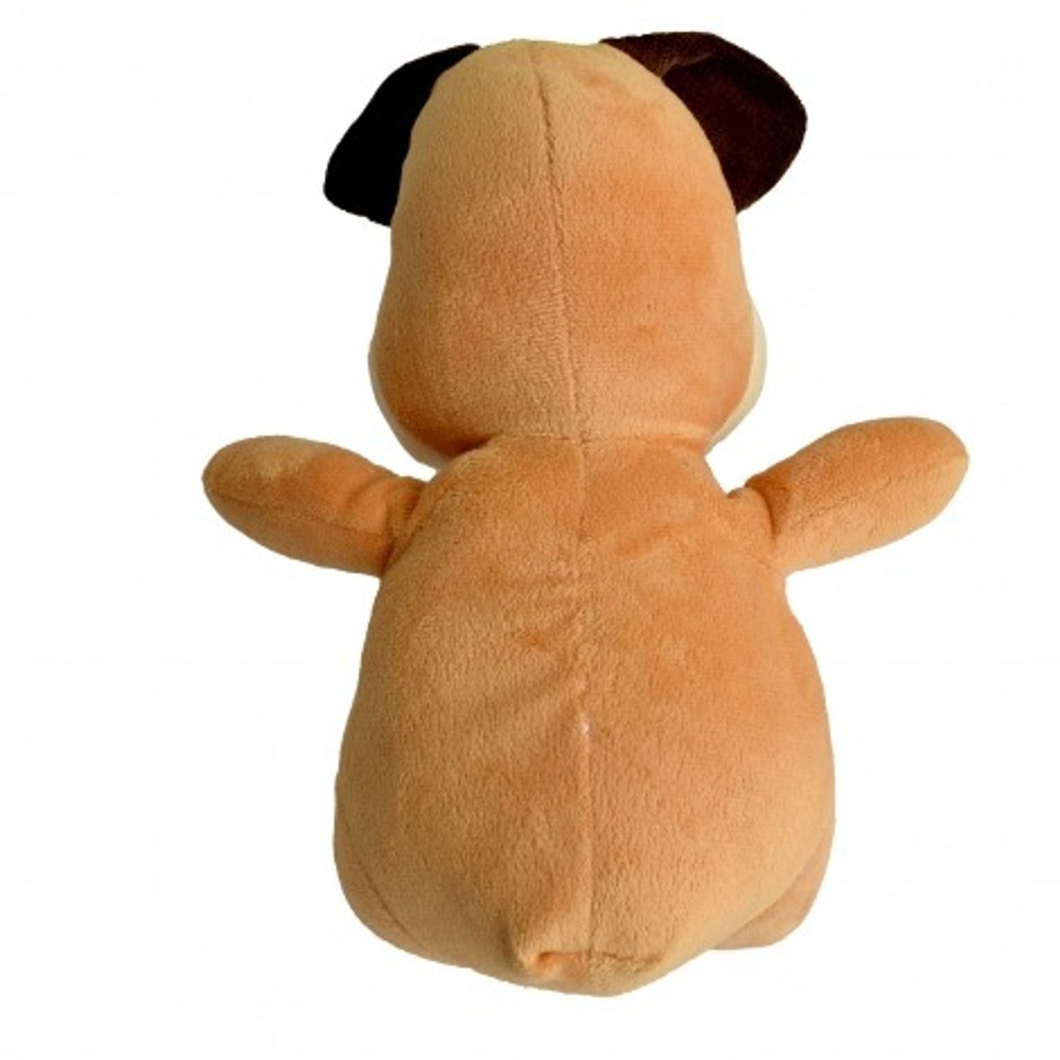 Jucarie de plus catelus La Pelucheria, maro/ roz, 21 cm fotografia produsului View 2 L