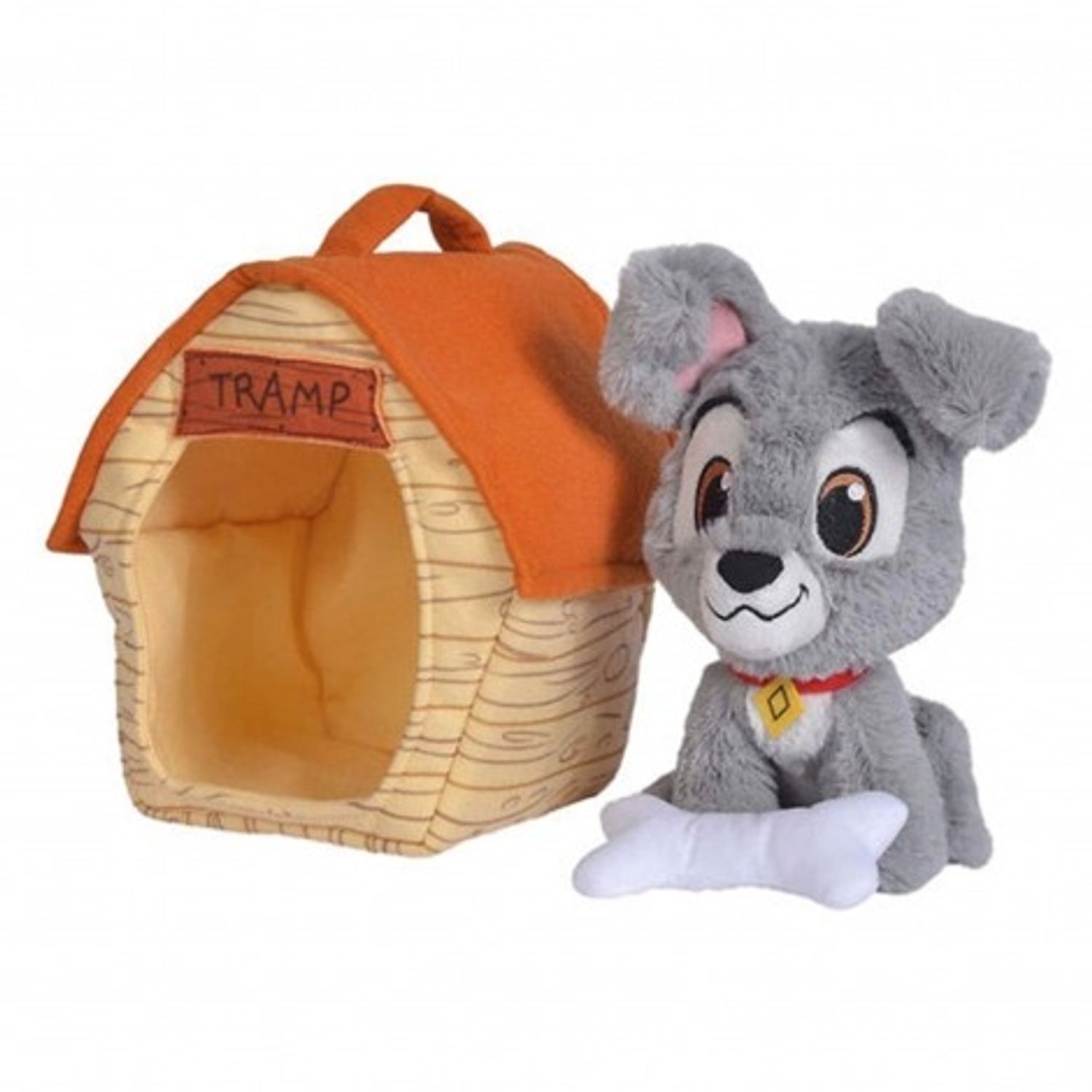 Catel de plus, Disney, husa de transport in forma de cusca cu maner, 19x12x18 cm fotografia produsului