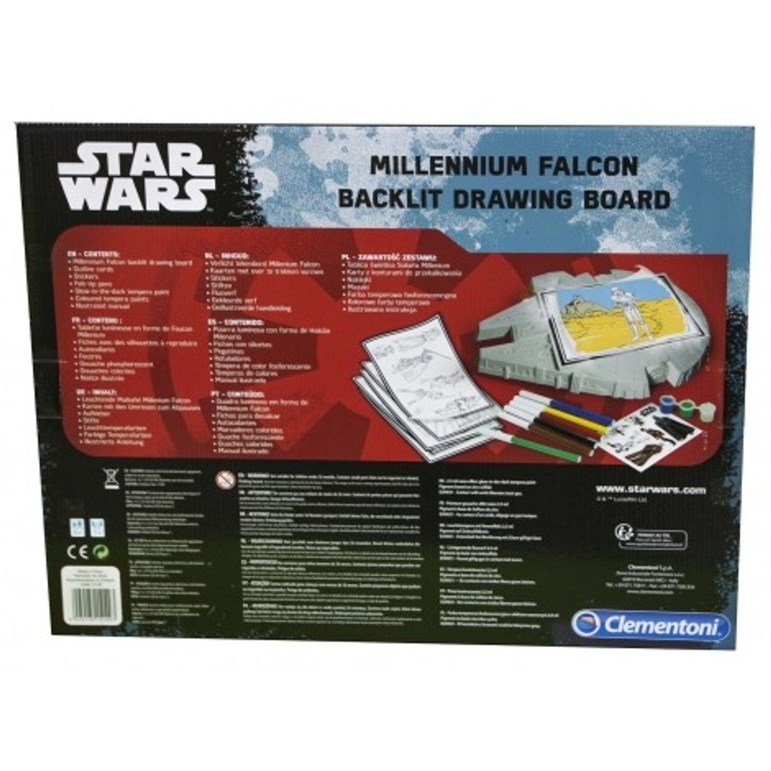 Tabla de desenat Star wars, 29.5 x 20.5 x 4 cm, Multicolor fotografia produsului View 2 L