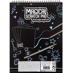 Caiet A4 Fise Razuibile Magical Scratch Pad Grafix GR220009_Holografic fotografia produsului View 3 S