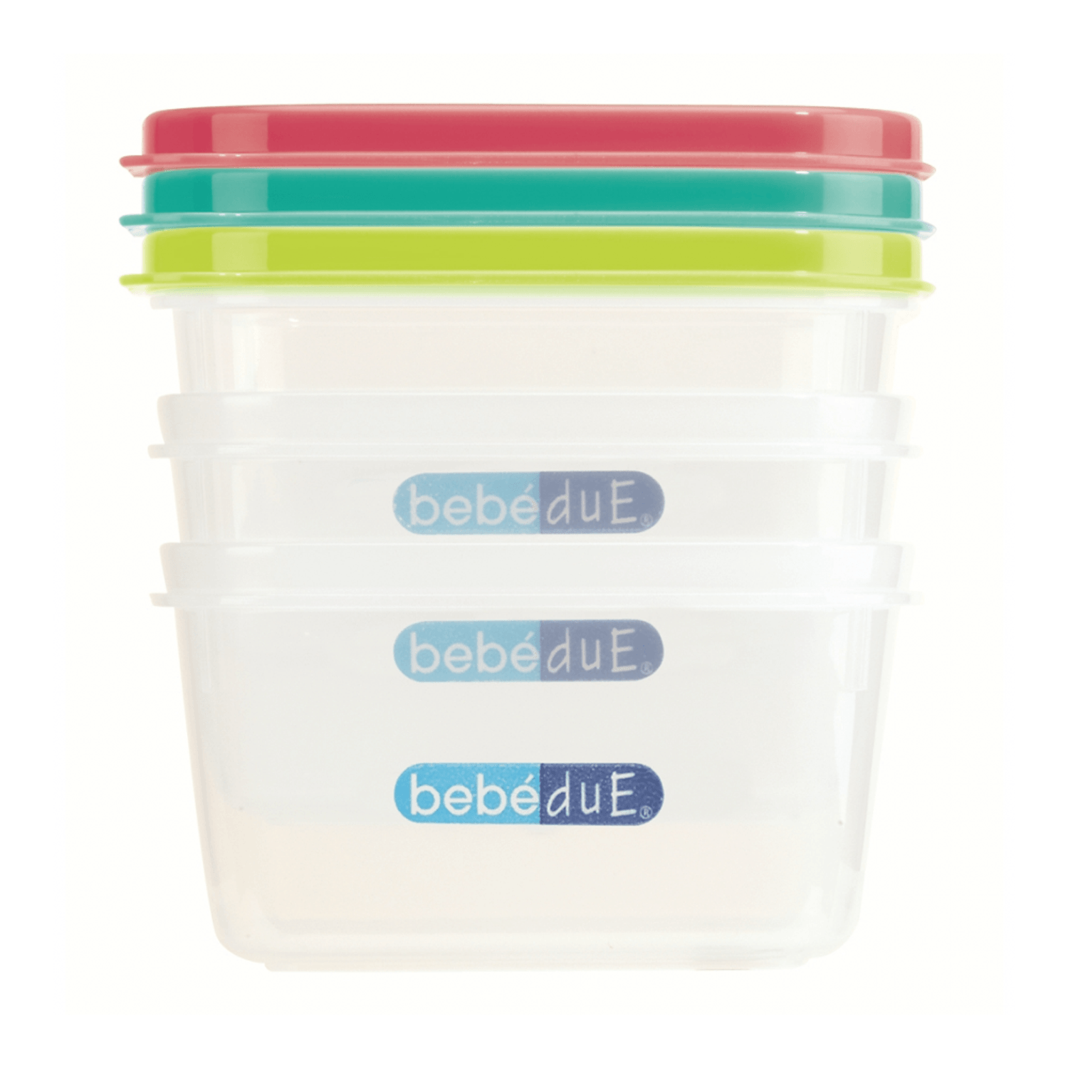 Set 3 recipiente hrana copii Colours and Flavours BebeduE 80210 fotografia produsului