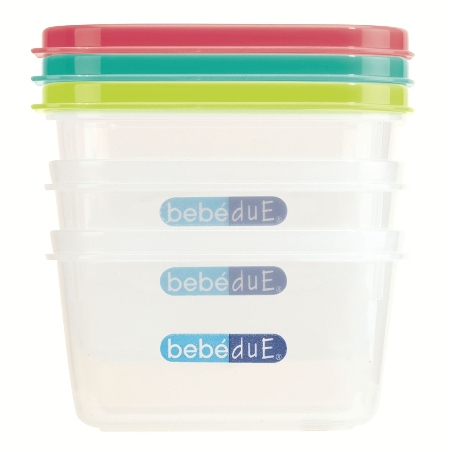 Set 3 recipiente hrana copii Colours and Flavours BebeduE 80210 fotografia produsului View 3 L