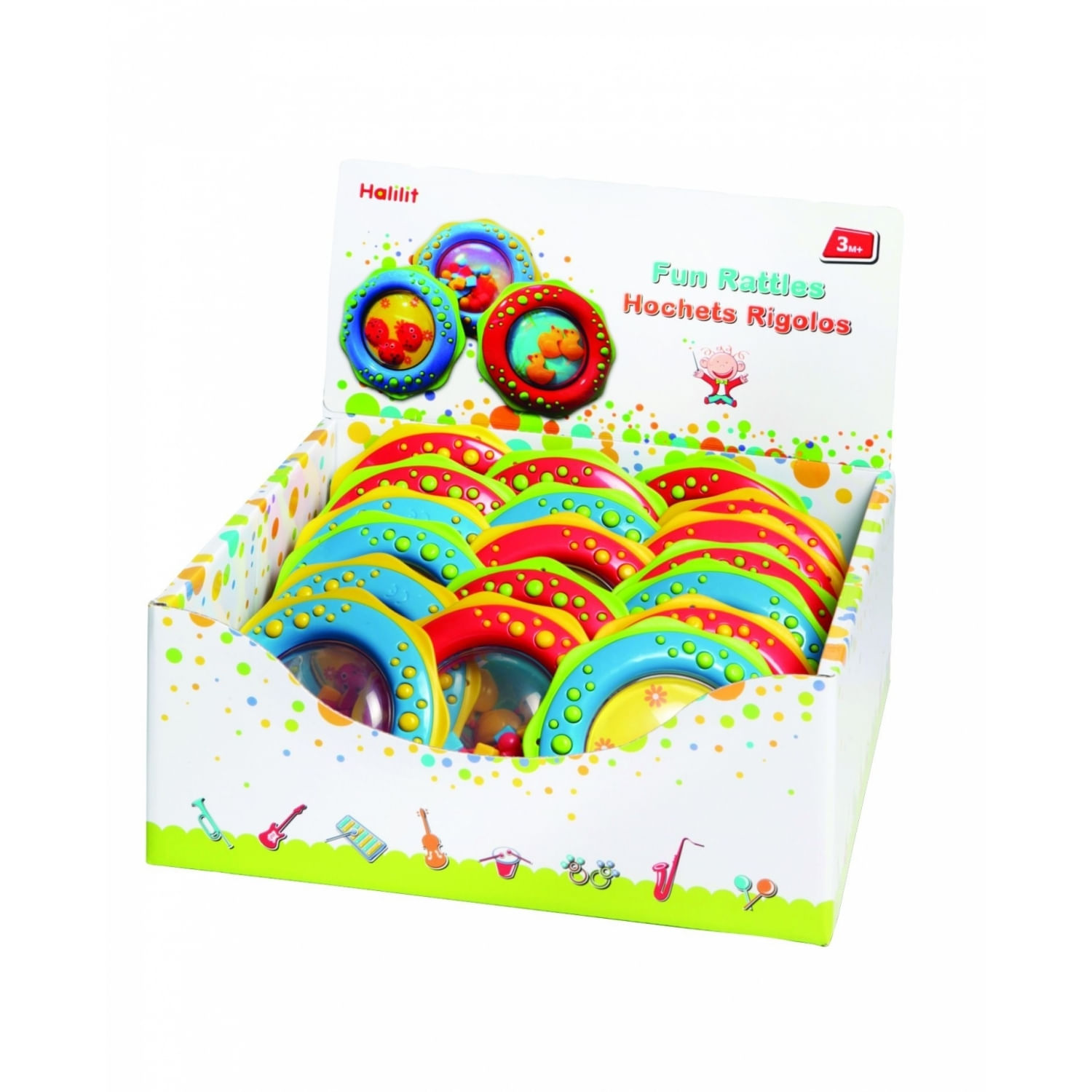 Zornaitoare Fun Rattle Forme Halilit MP4700F fotografia produsului View 3 L