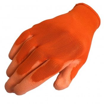 Set 2 perechi manusi de protectie, work zone, marime universala, culoare portocaliu