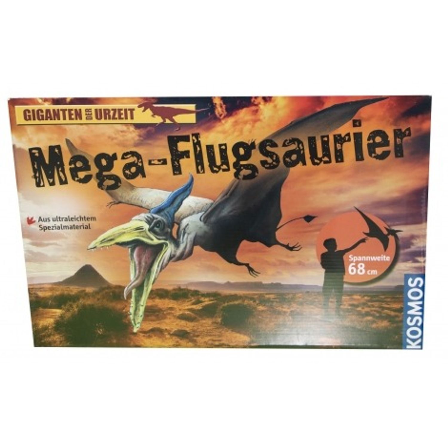 Jucarie macheta, Mega Flugsaurier, plastic, 68 cm, verde fotografia produsului