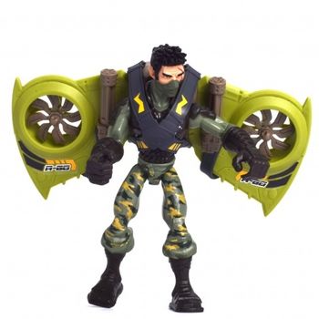 Figurina, the corps, super soldat, arma si jet pack, 15 cm