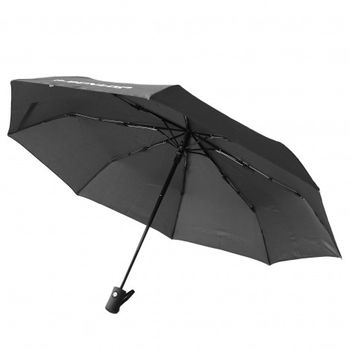 Umbrela dublu automata dunlop, gri, 90 cm