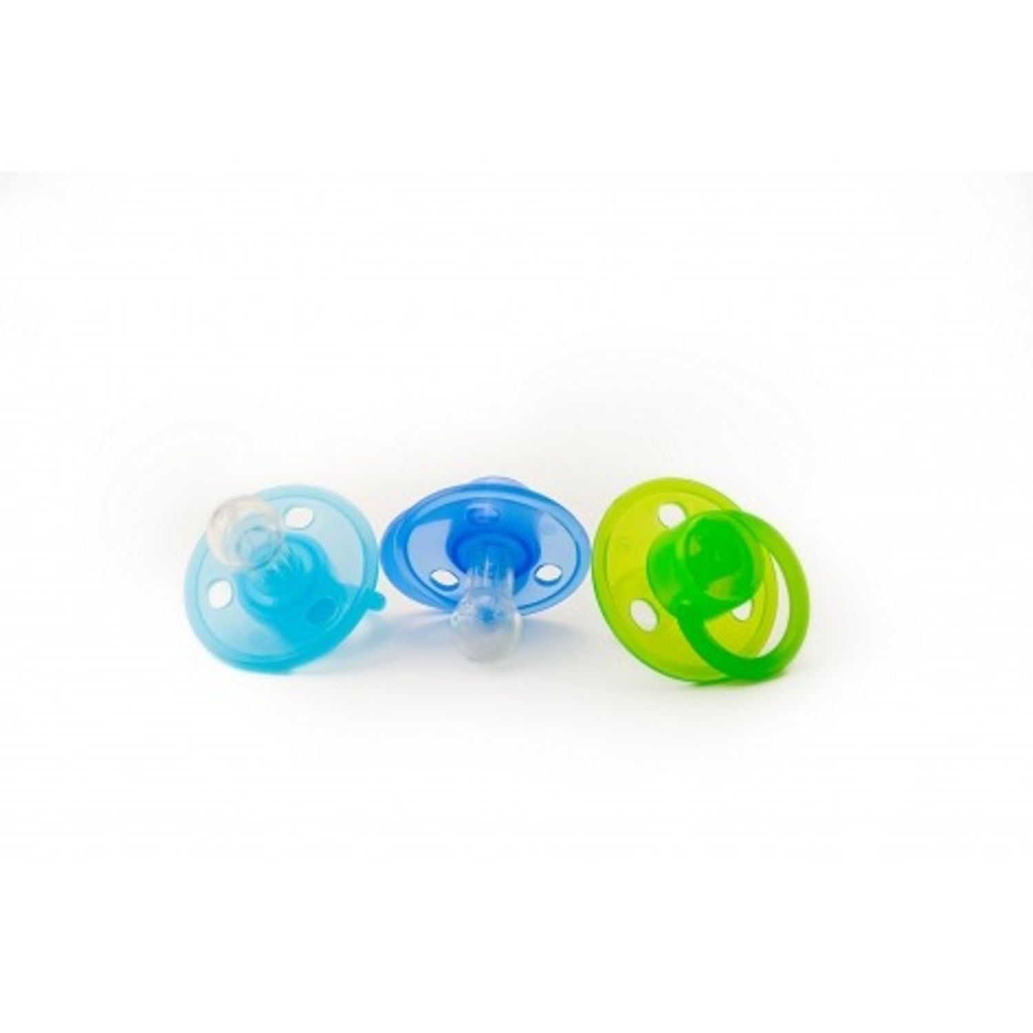 Set 3 Suzete Bebelusi Baby Pure, Multicolore fotografia produsului View 2 L