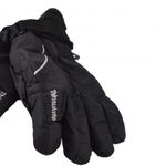 Manusi copii ski cu arici Thinsu late, negre fotografia produsului View 2 S