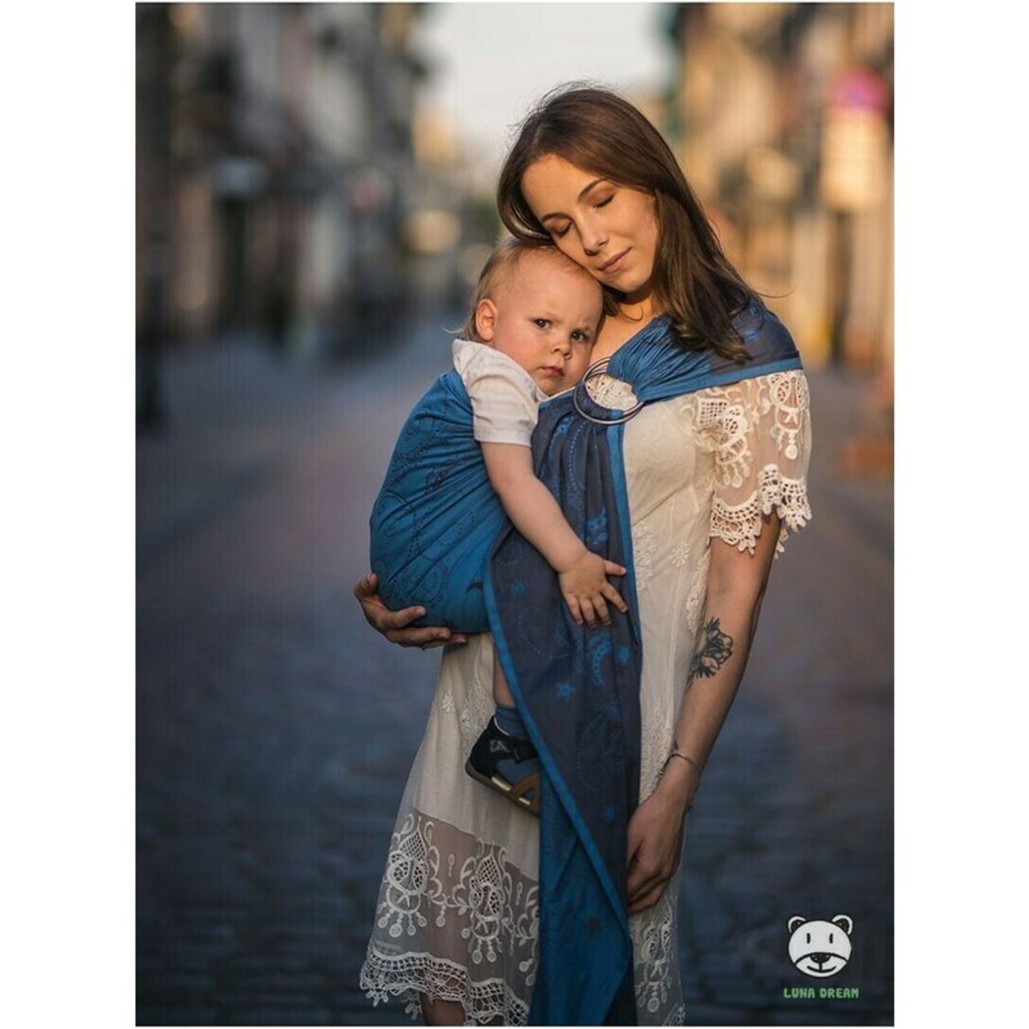 Luna Dream - Sling cu inel 2.1 m, Weave Jacquard fotografia produsului View 2 L