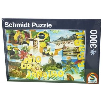 Puzzle Rio de Janeiro, Schmidt, 3000 piese, 1175 x 837 mm