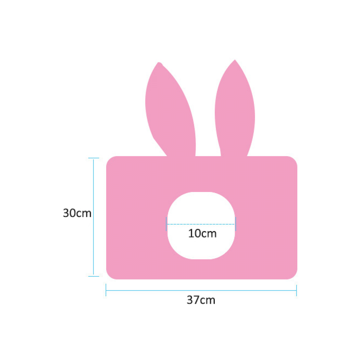 Perna bebelusi Bunny Bambinice BN004_Alb/Turcoaz/Tree2 fotografia produsului