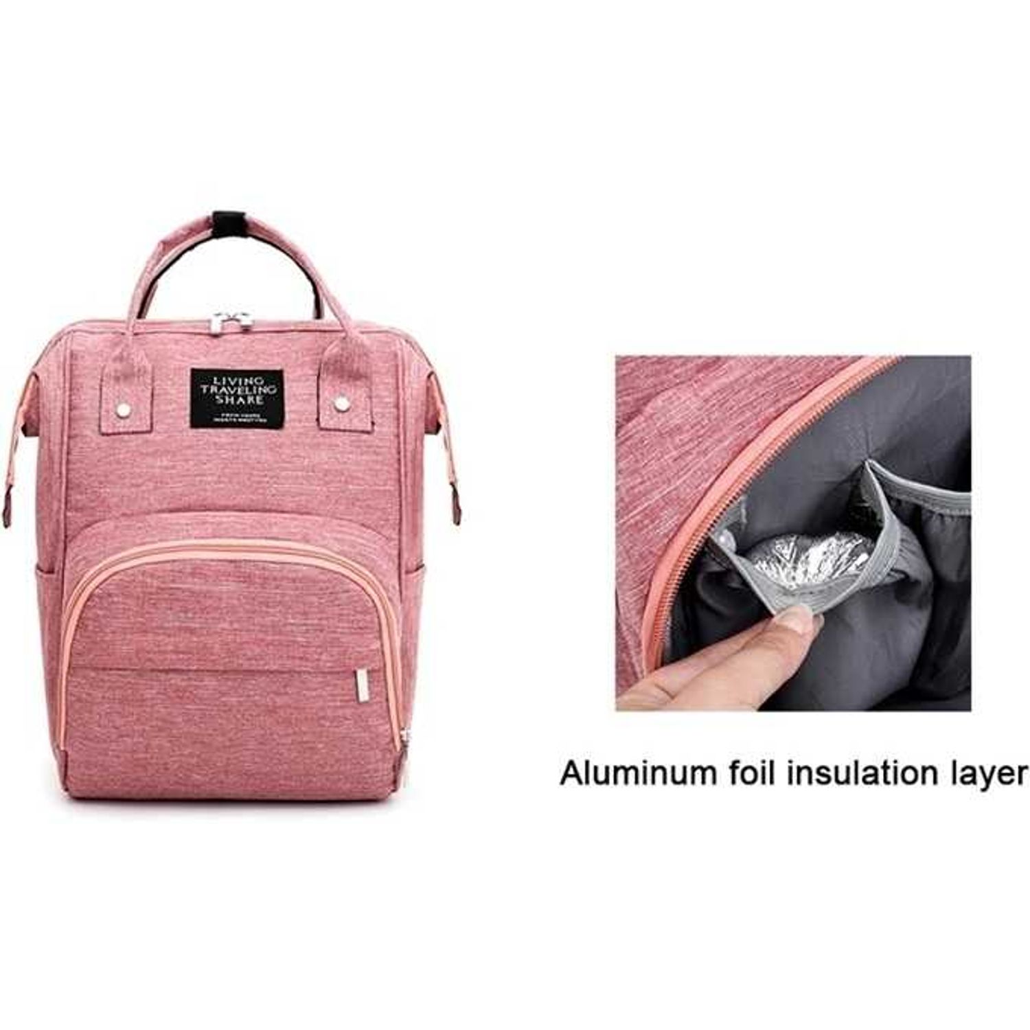 Rucsac multifunctional mamici Melange Bambinice BN029_Mov fotografia produsului View 3 L