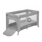 Lionelo - Patut pliant Adriaa, Grey/ Scandi fotografia produsului