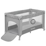 Lionelo - Patut pliant Adriaa, Grey/ Scandi fotografia produsului View 2 S