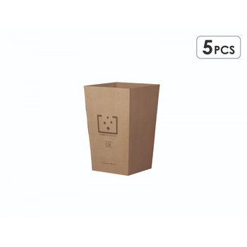Cos de gunoi reciclabil allocacoc dh0008/tbbn15, 1.5l, 5 buc