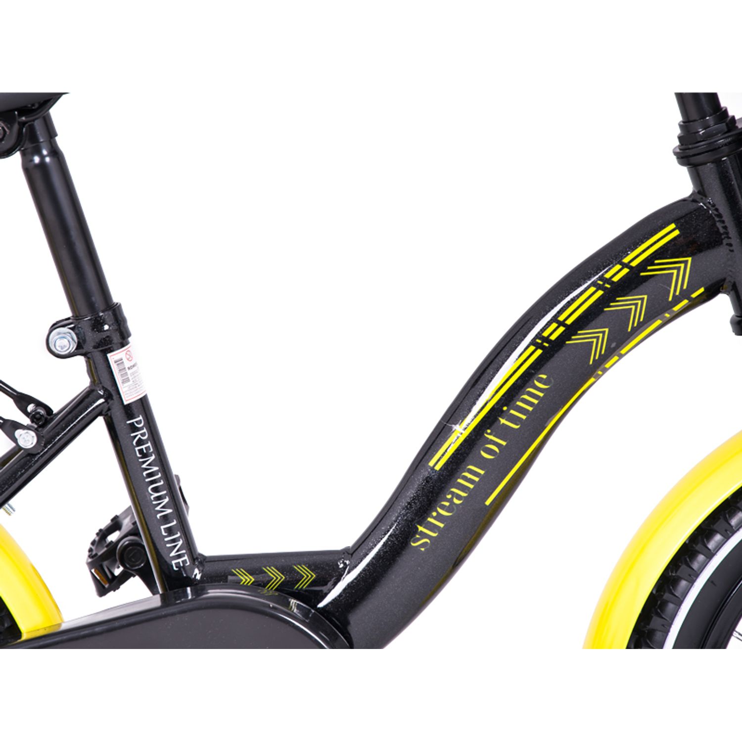 Bicicleta copii MyKids Toma Exclusive 1605 Yellow fotografia produsului View 3 L