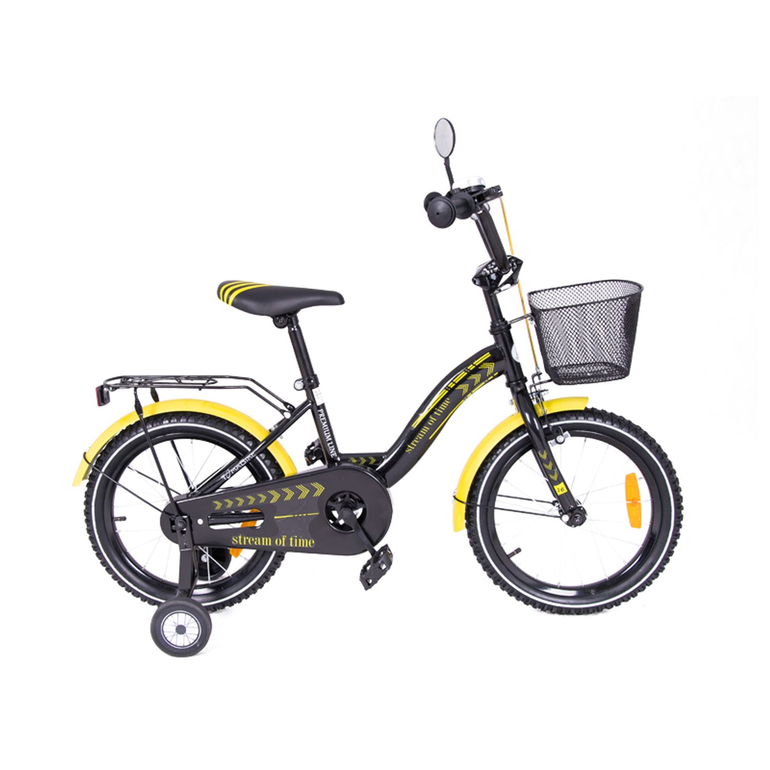 Bicicleta copii MyKids Toma Exclusive 1605 Yellow fotografia produsului View 4 L