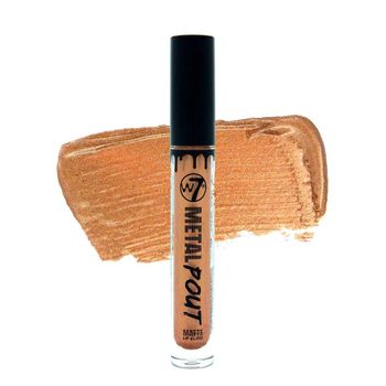 Gloss metalic mat w7 metal pout - molten laver, 3 ml