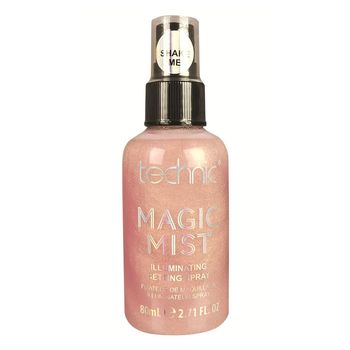 Spray iluminator fixare machiaj technic magic mist illuminating setting spray, rose gold, 80 ml