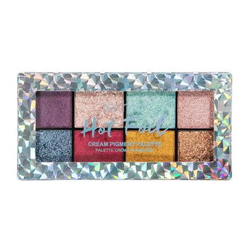 Paleta profesionala de farduri technic 8 cream pigment palette, hot foil, 8 culori, 30 g