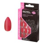 Set 24 Unghii False ROYAL Glue-On Nail Tips, Pillar Box Stiletto, Adeziv Inclus fotografia produsului