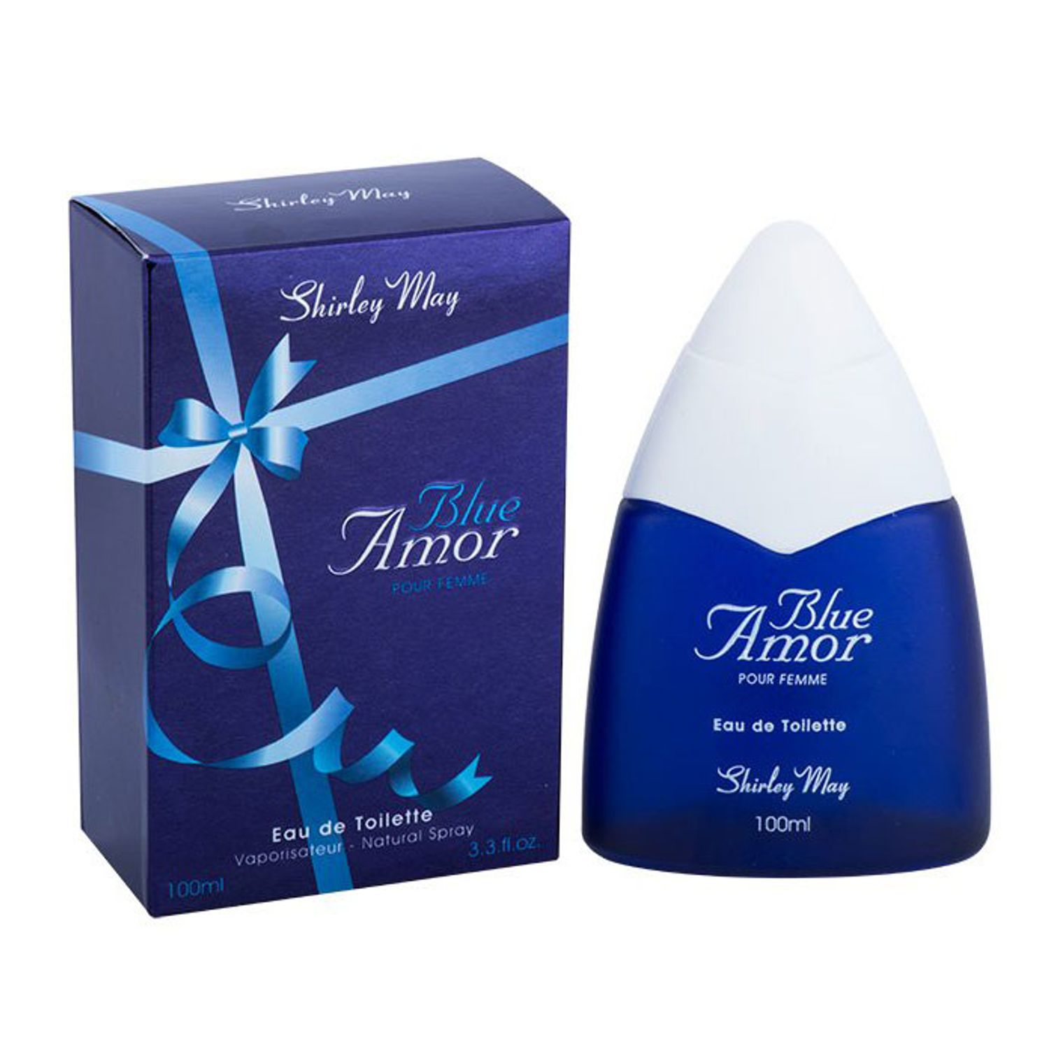 Apa de Toaleta Shirley May Blue Amor, dama, EDT, 100 ml fotografia produsului