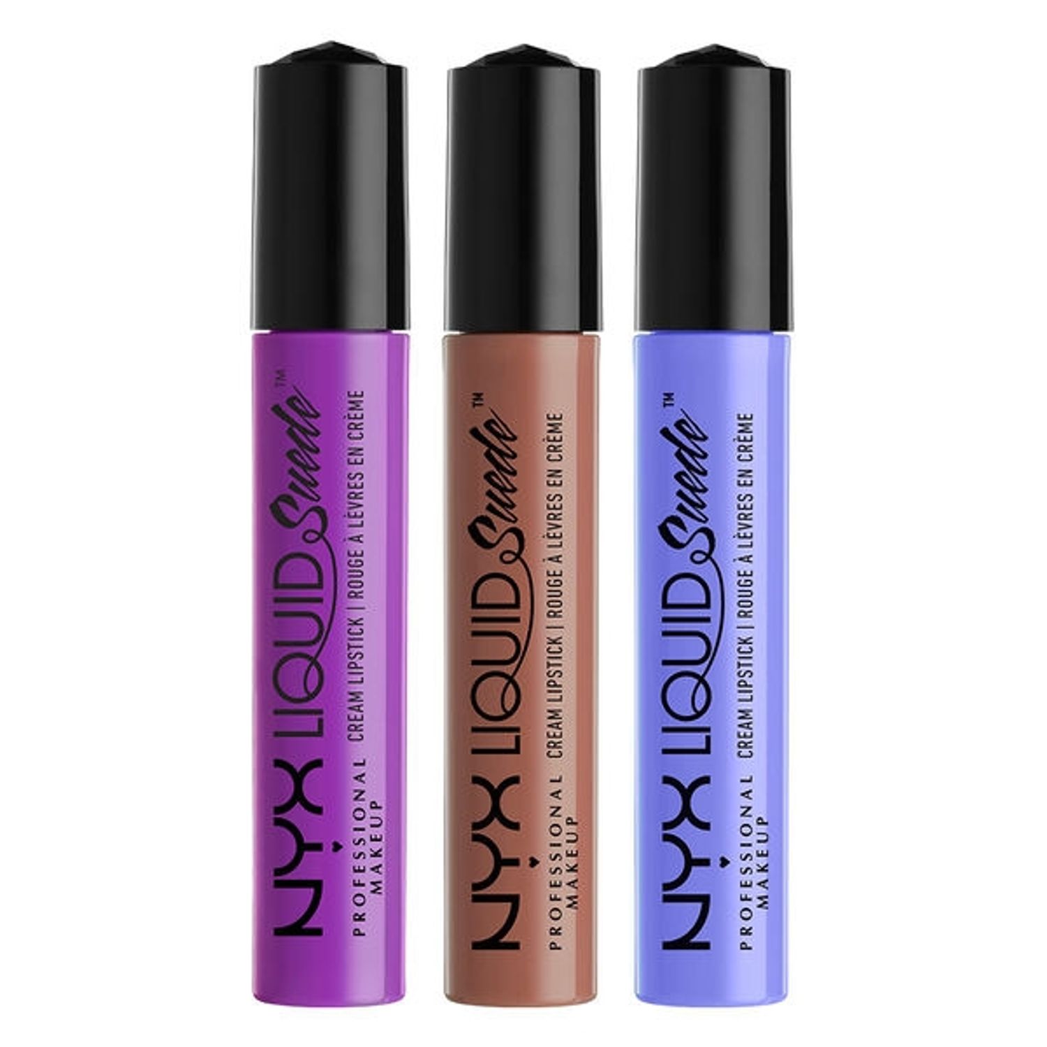 Set De 3 Rujuri Lichide Mate Nyx Professional Makeup Liquid Suede Cream - 05 fotografia produsului