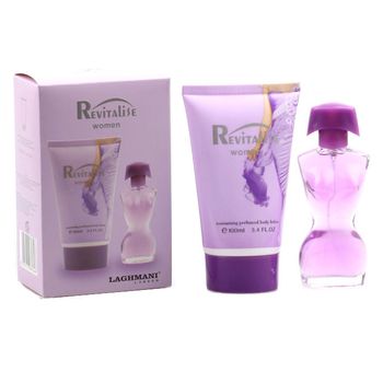Set Cadou Revitalise Purple cu Apa de Parfum Fine Perfumery, 30 ml si Lotiune de Corp Moisturising Perfumed, 100 ml elefant.ro