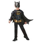 Costum Batman Black Core,pentru baiat, Marime 140 cm, Varsta 9-10 ani fotografia produsului